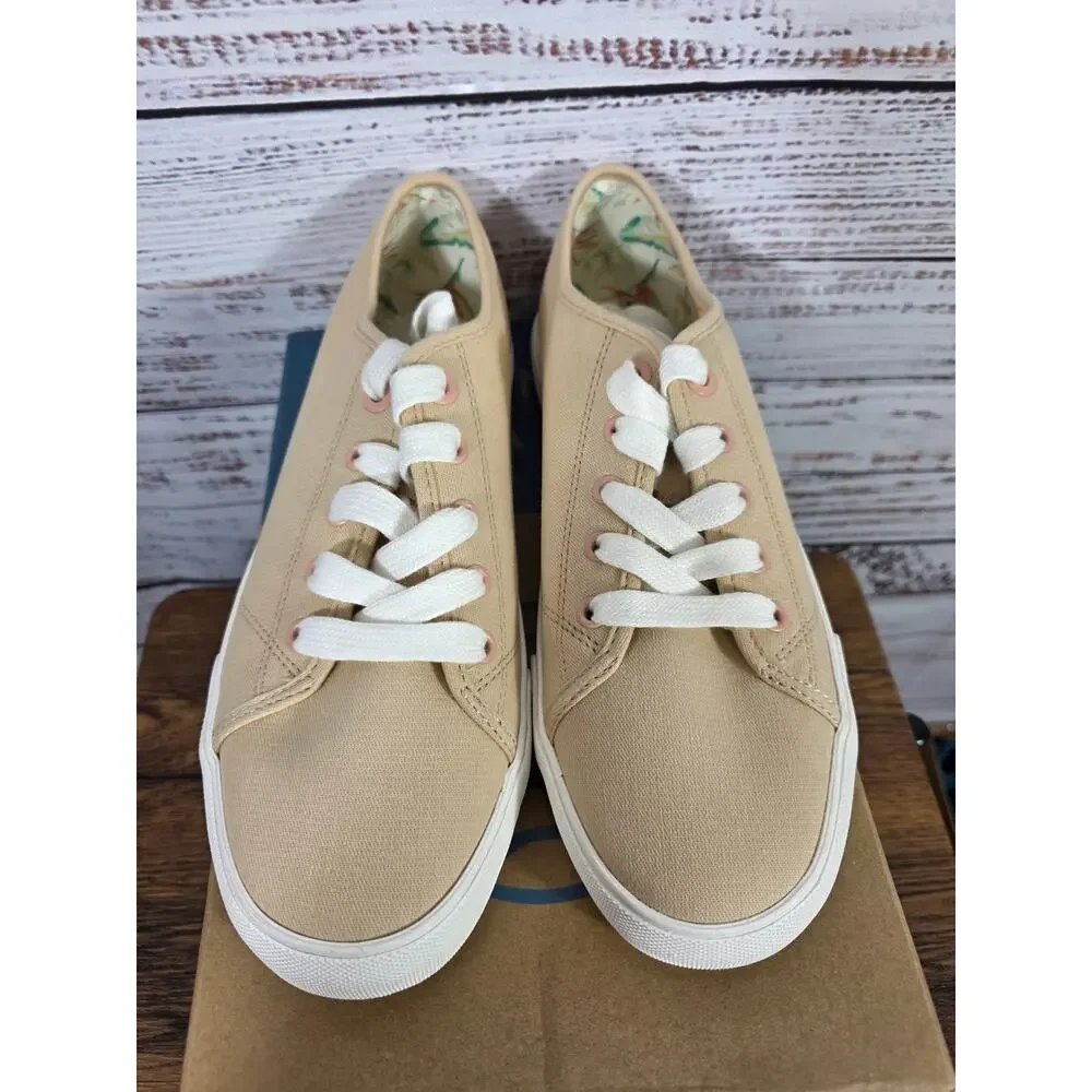 Vionic Carefree Oasis Women's Tan Canvas shoes size 9.5